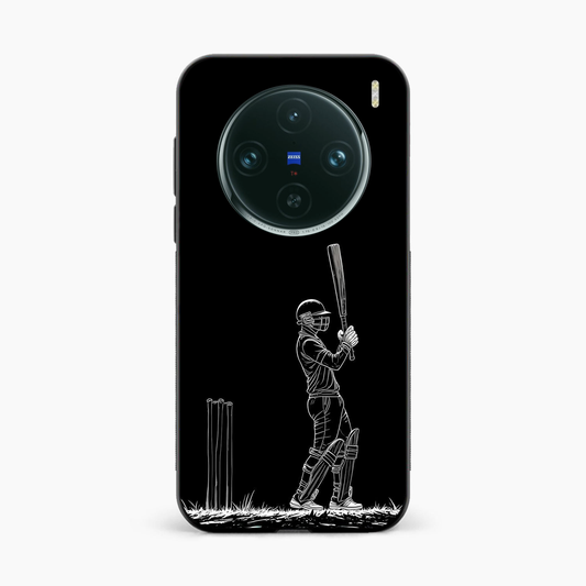 Cricket Minimal Line Art Vivo X100 Pro Back Cover