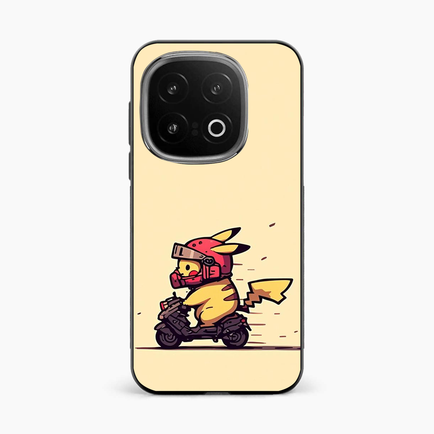 Cute Biker Pikachu Iqoo 13 5G Back Cover