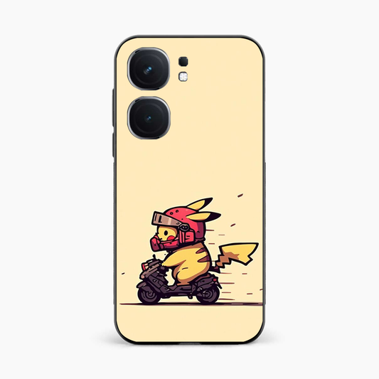 Cute Biker Pikachu Iqoo Neo 9 Pro 5G Back Cover