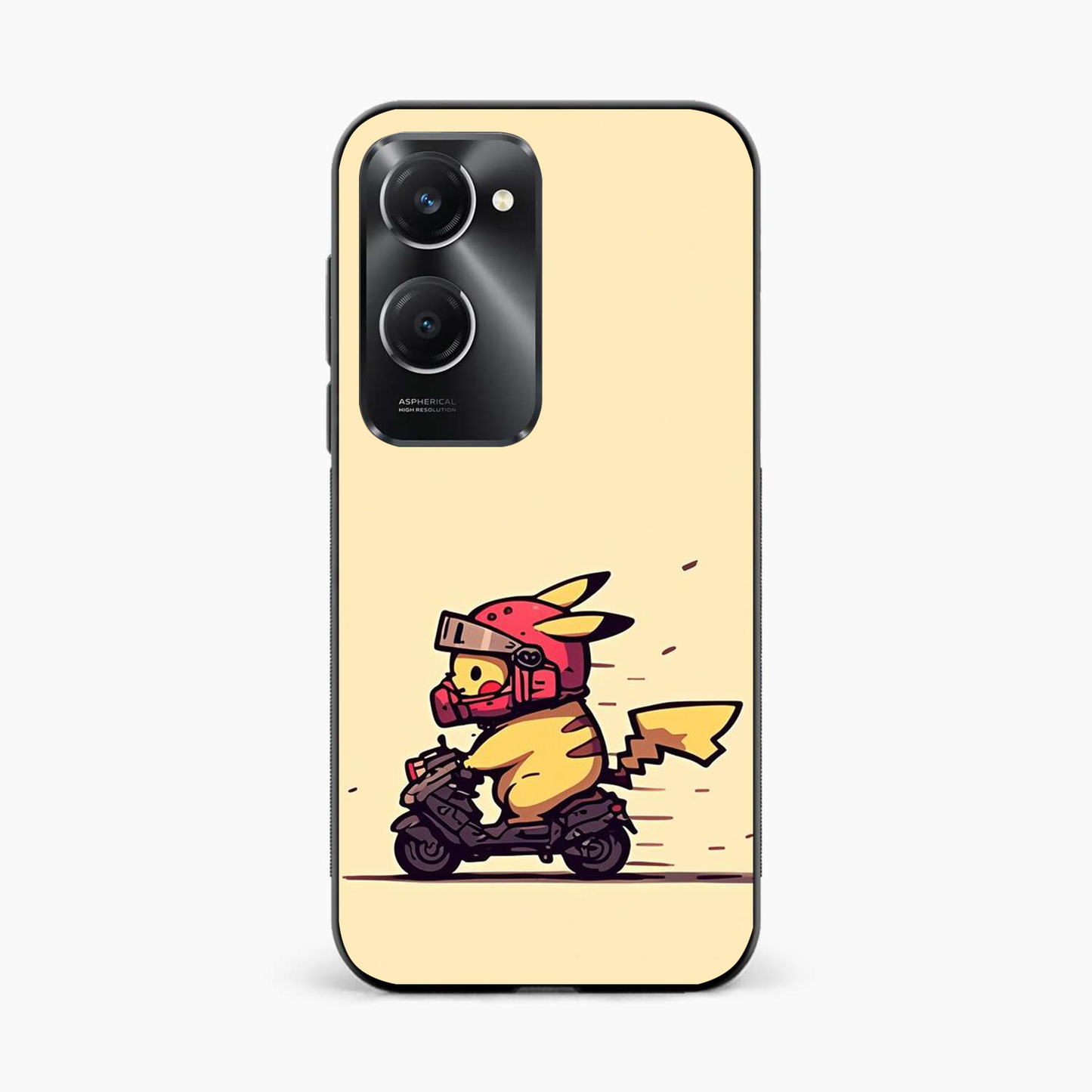 Cute Biker Pikachu Iqoo Z9 Lite 5G Back Cover