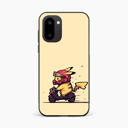 Cute Biker Pikachu OnePlus 15R 5G Back Cover