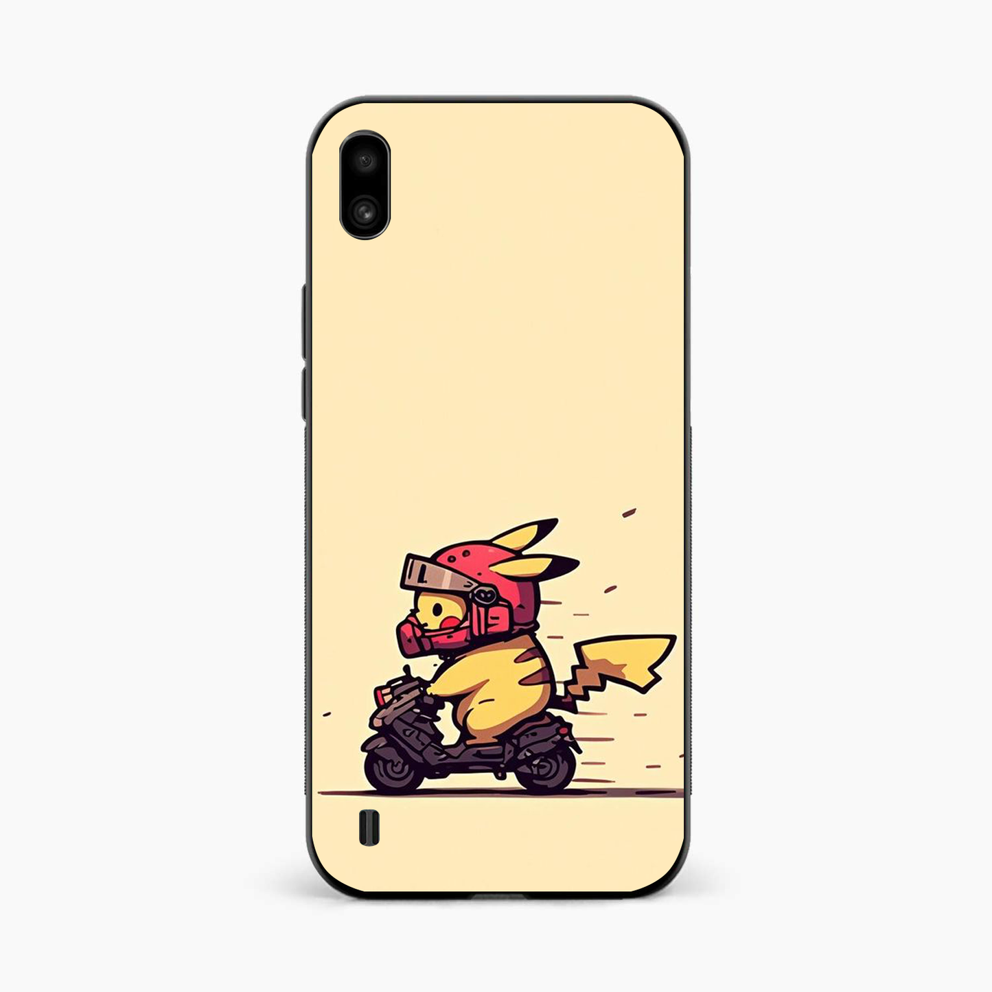 Cute Biker Pikachu Samsung A10 Back Cover