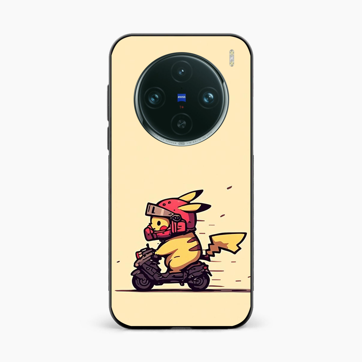Cute Biker Pikachu Vivo X100 Back Cover