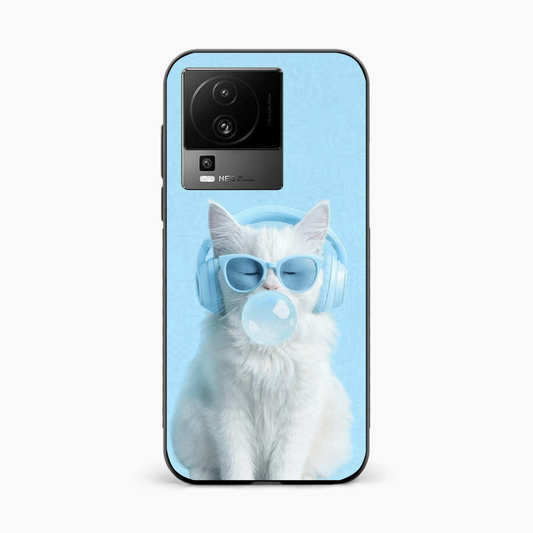 Cute Kitty Music Vibes Iqoo Neo 7 Pro 5G Back Cover