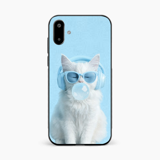 Cute Kitty Music Vibes Samsung F06 Back Cover