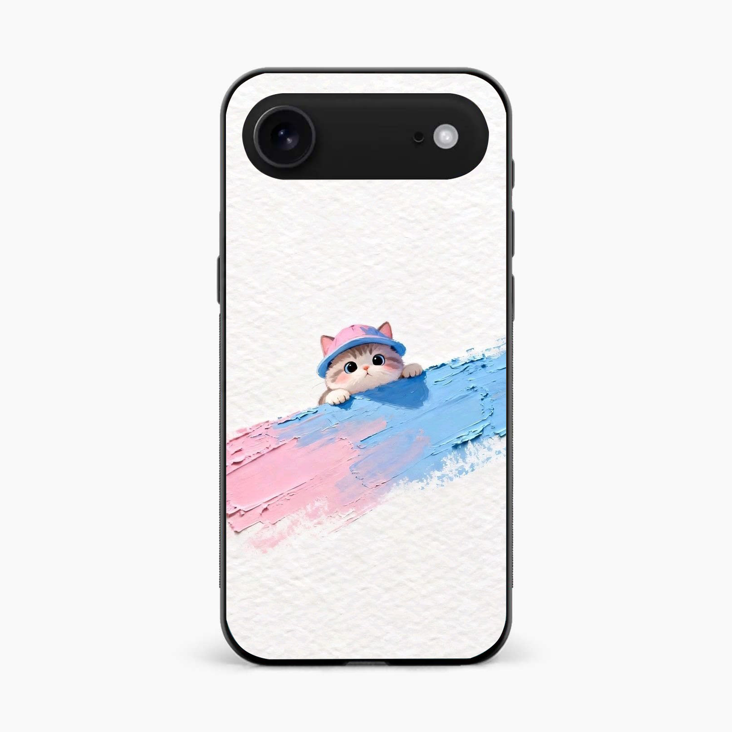 Cute Peekaboo Kitty Iphone 17 Air Back Cover