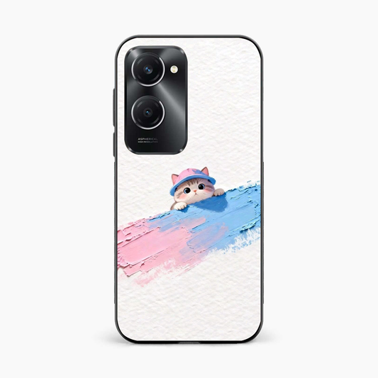 Cute Peekaboo Kitty Iqoo Z9 Lite 5G Back Cover