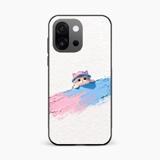 Cute Peekaboo Kitty OnePlus 13s Back Cover