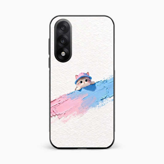 Cute Peekaboo Kitty OnePlus Nord 5 5G Back Cover