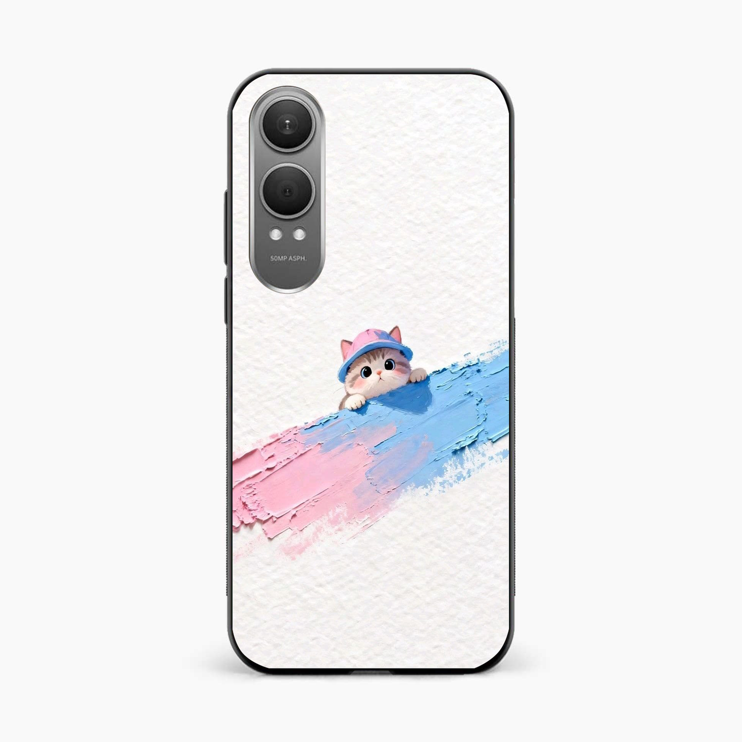 Cute Peekaboo Kitty OnePlus Nord CE 4 Lite Back Cover