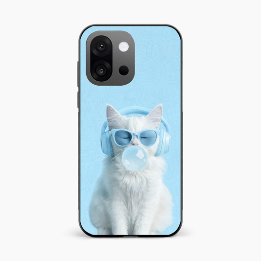 Cute Kitty Music Vibes OnePlus 13s Back Cover