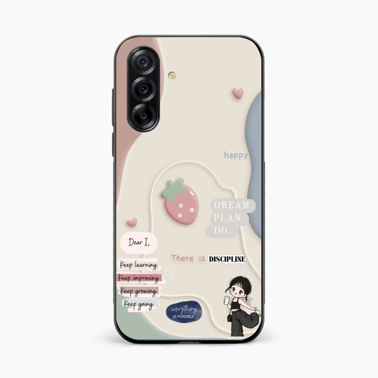 Dream Plan Do Vibe Samsung A36 Back Cover