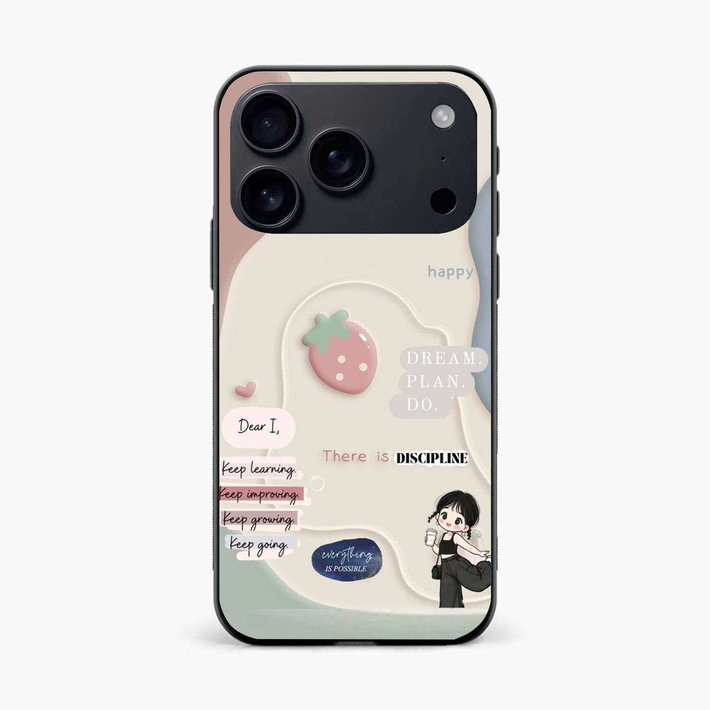 Dream Plan Do Vibes Iphone 17 Pro Back Cover