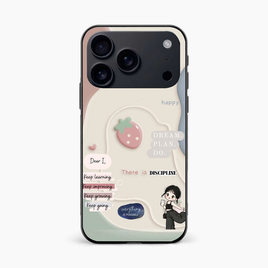 Dream Plan Do Vibes Iphone 17 Pro Back Cover