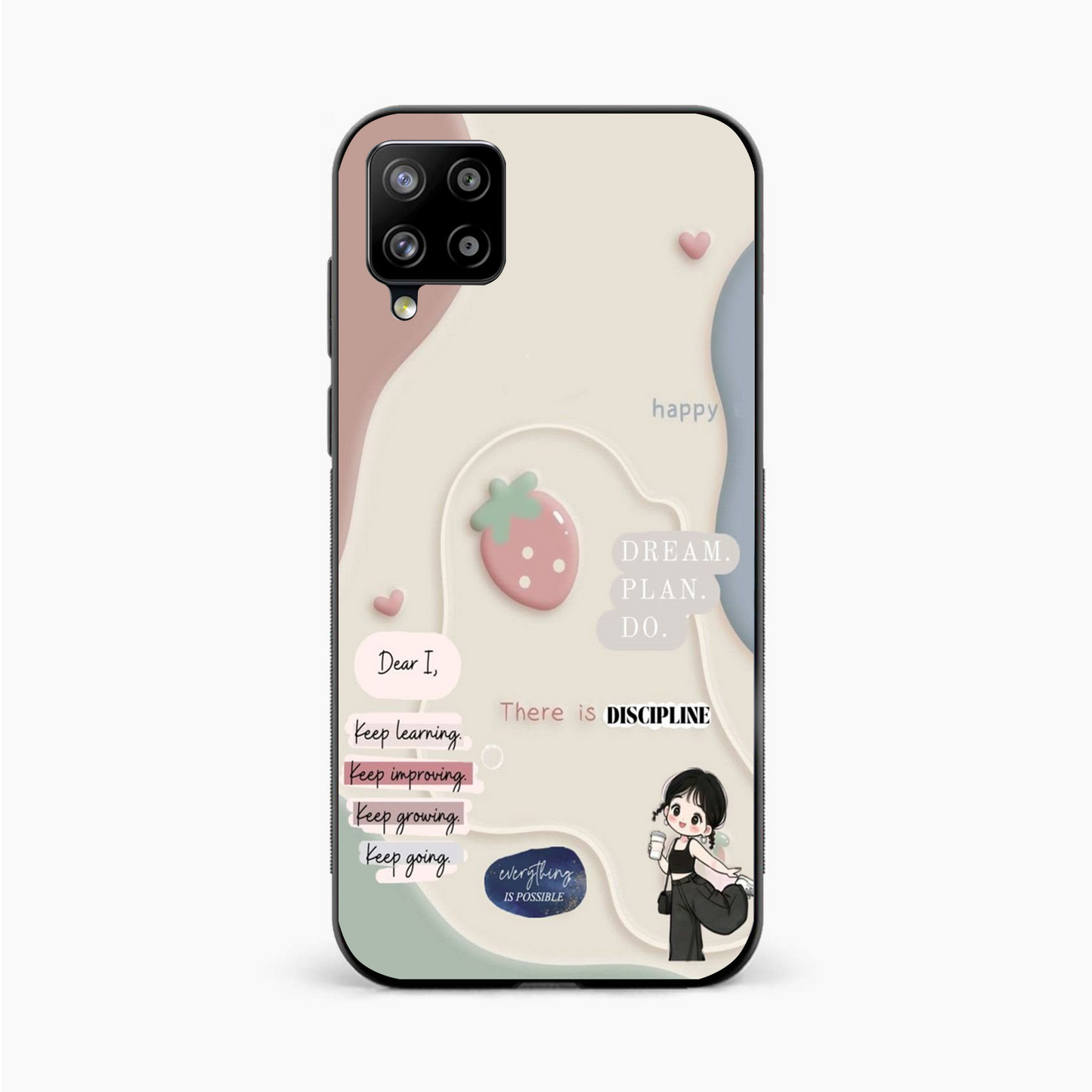 Dream Plan Do Vibes Samsung A12 Back Cover