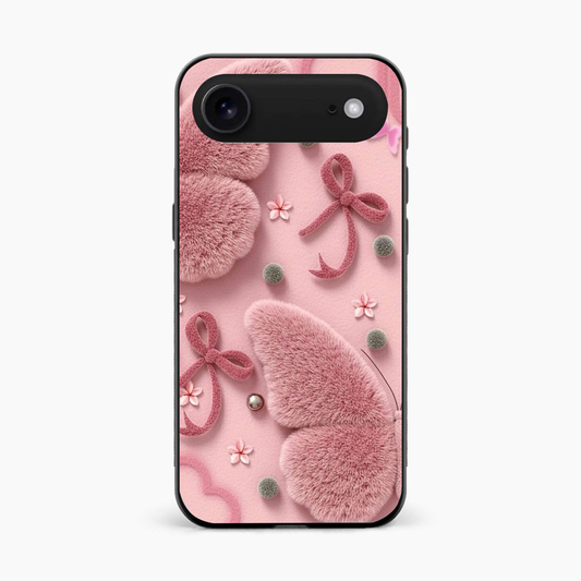 Dreamy Pink Plush Iphone 17 Air Back Cover