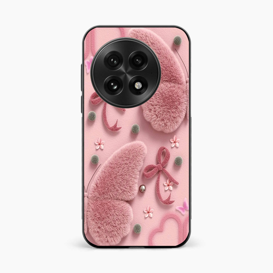 Dreamy Pink Plush OnePlus 13 Back Cover