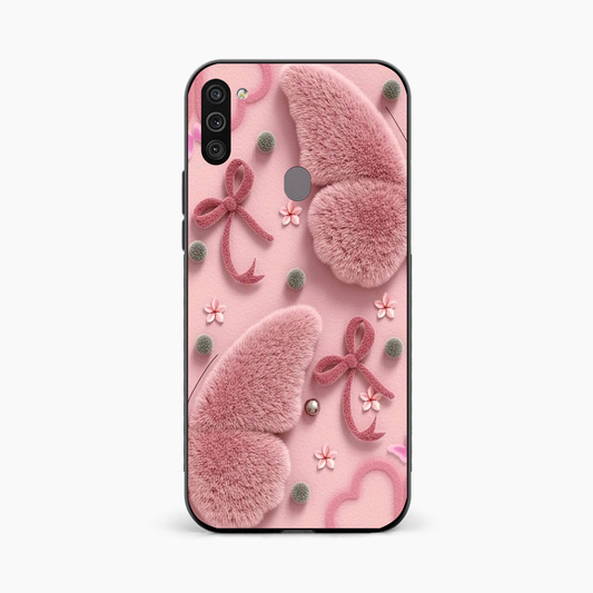 Dreamy Pink Plush Samsung A11 Back Cover