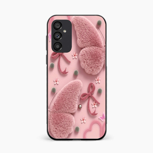 Dreamy Pink Plush Samsung A15 Back Cover
