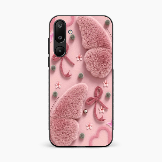 Dreamy Pink Plush Samsung F16 Back Cover