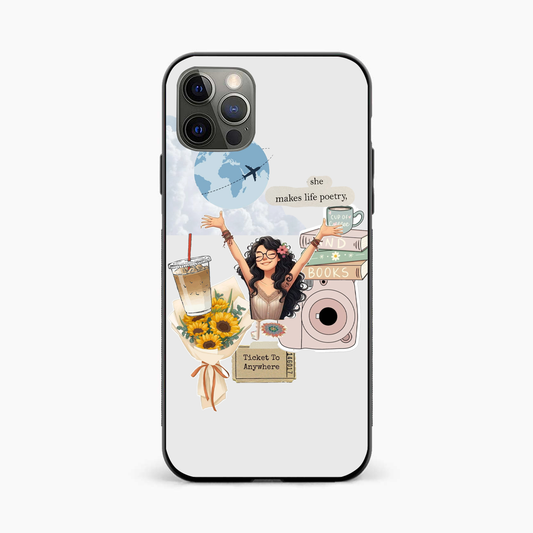 Dreamy Travel Girl Aesthetic Iphone 12 Pro Max Back Cover