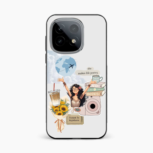 Dreamy Travel Girl Aesthetic Iqoo 15 5G Back Cover
