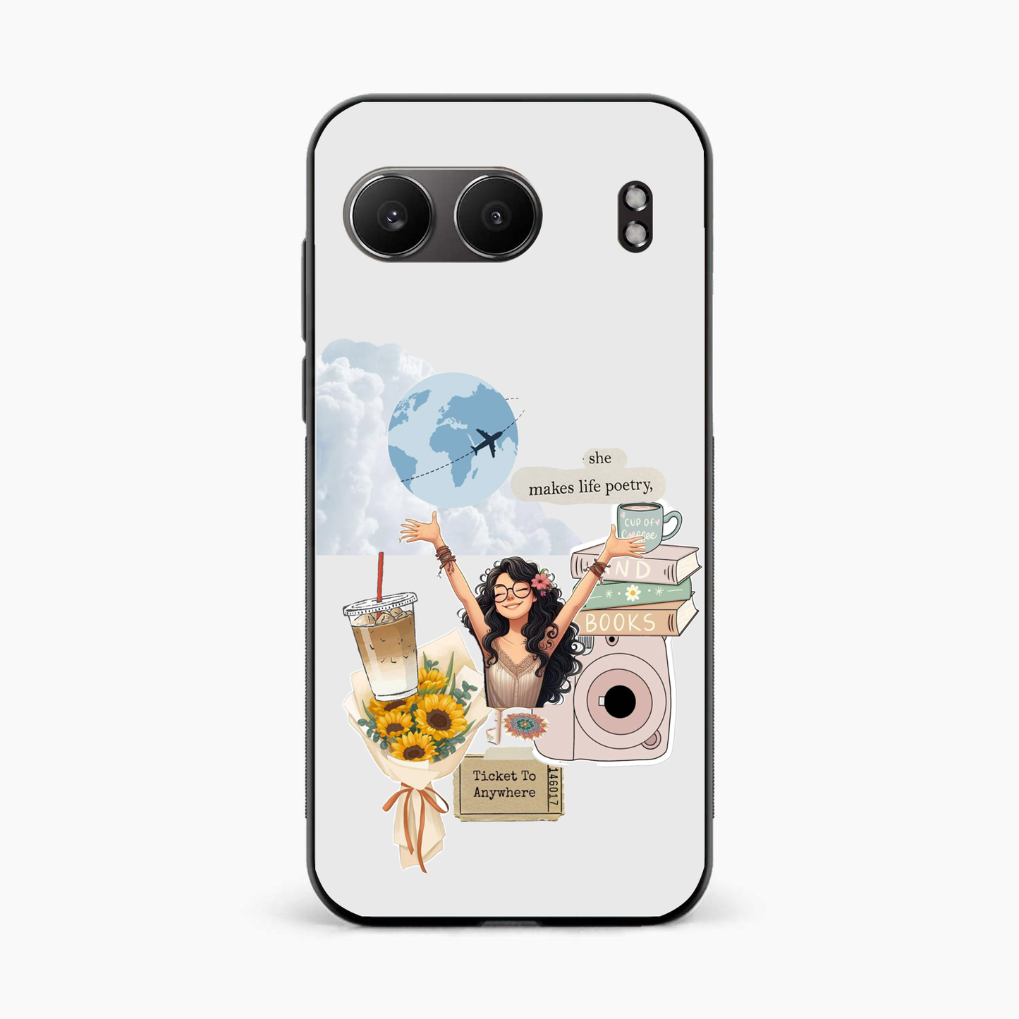 Dreamy Travel Girl Aesthetic OnePlus Nord 4 5G Back Cover