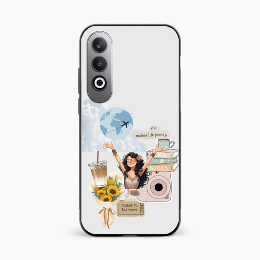 Dreamy Travel Girl Aesthetic OnePlus Nord CE 4 Back Cover