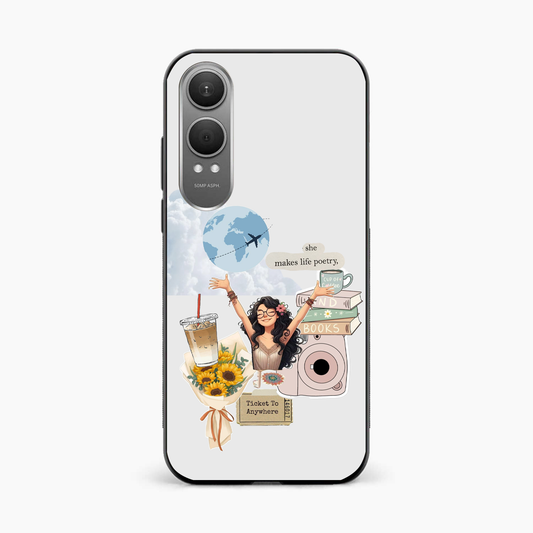 Dreamy Travel Girl Aesthetic OnePlus Nord CE 4 Lite Back Cover