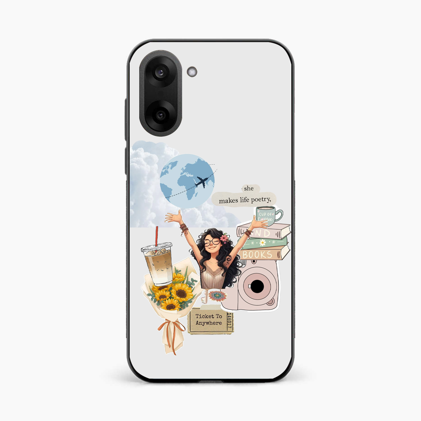 Dreamy Travel Girl Aesthetic OnePlus Nord CE 5 5G Back Cover