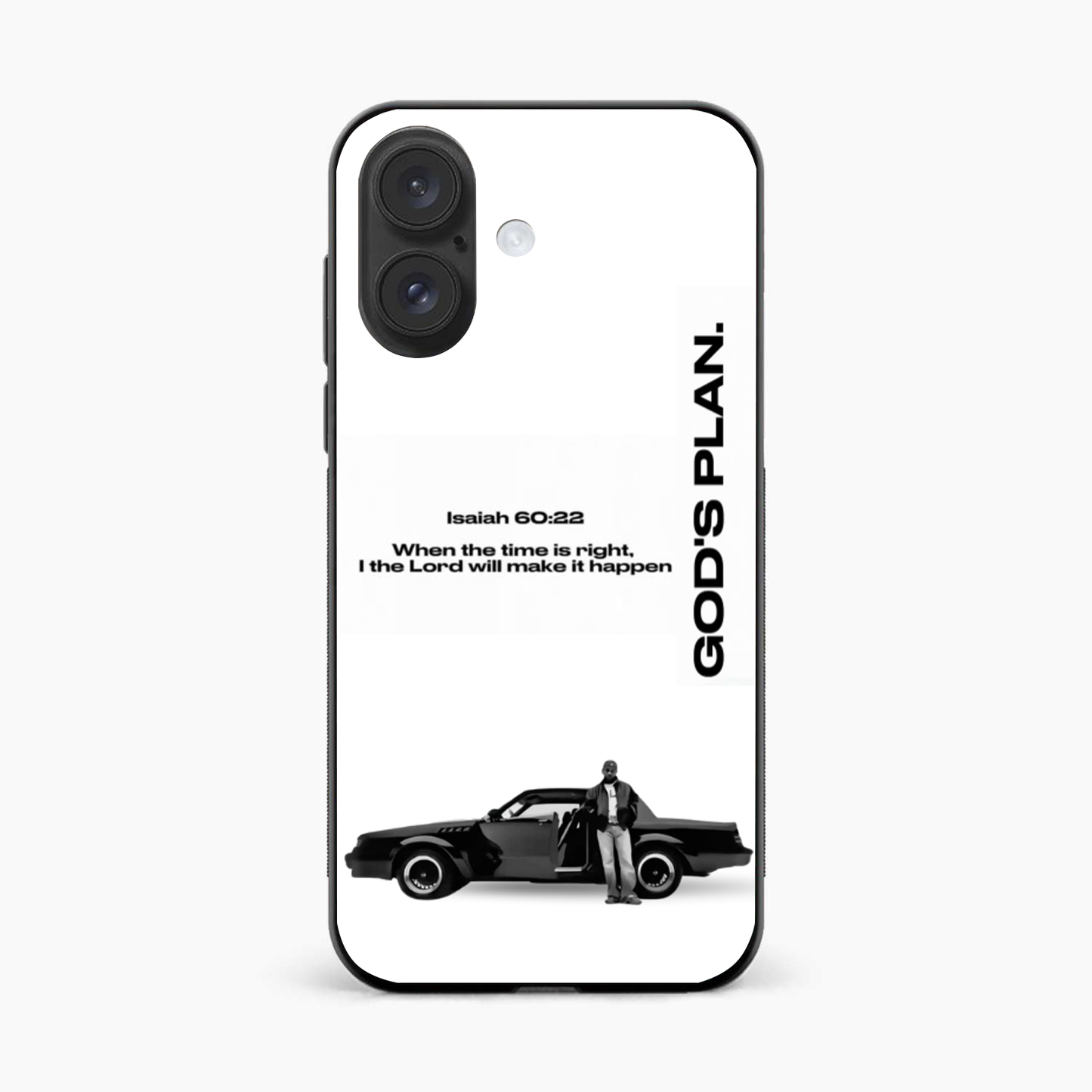 Faith Quote Minimal Iphone 16 Back Cover