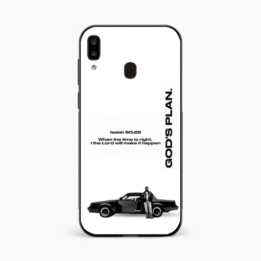Faith Quote Minimal Samsung A20 Back Cover