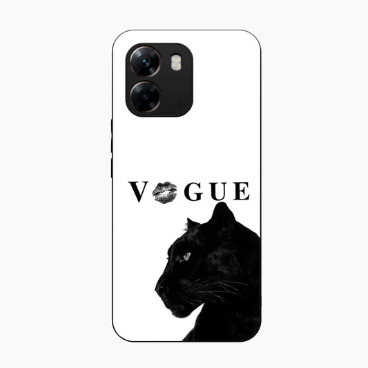 Black Panther Vogue Edition Oppo A6x 5G Back Cover