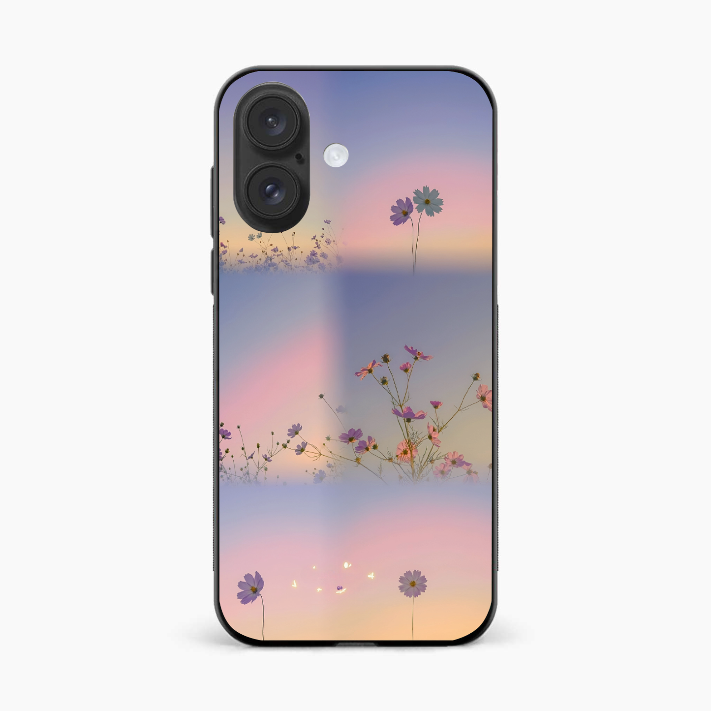 Floral Mist Fantasy Iphone 16 Back Cover