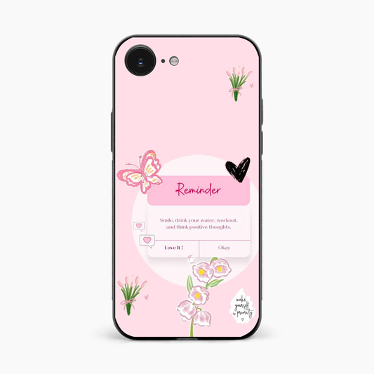 Floral Reminder Iphone 16e Back Cover