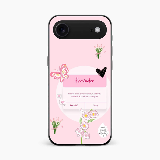 Floral Reminder Iphone 17 Air Back Cover