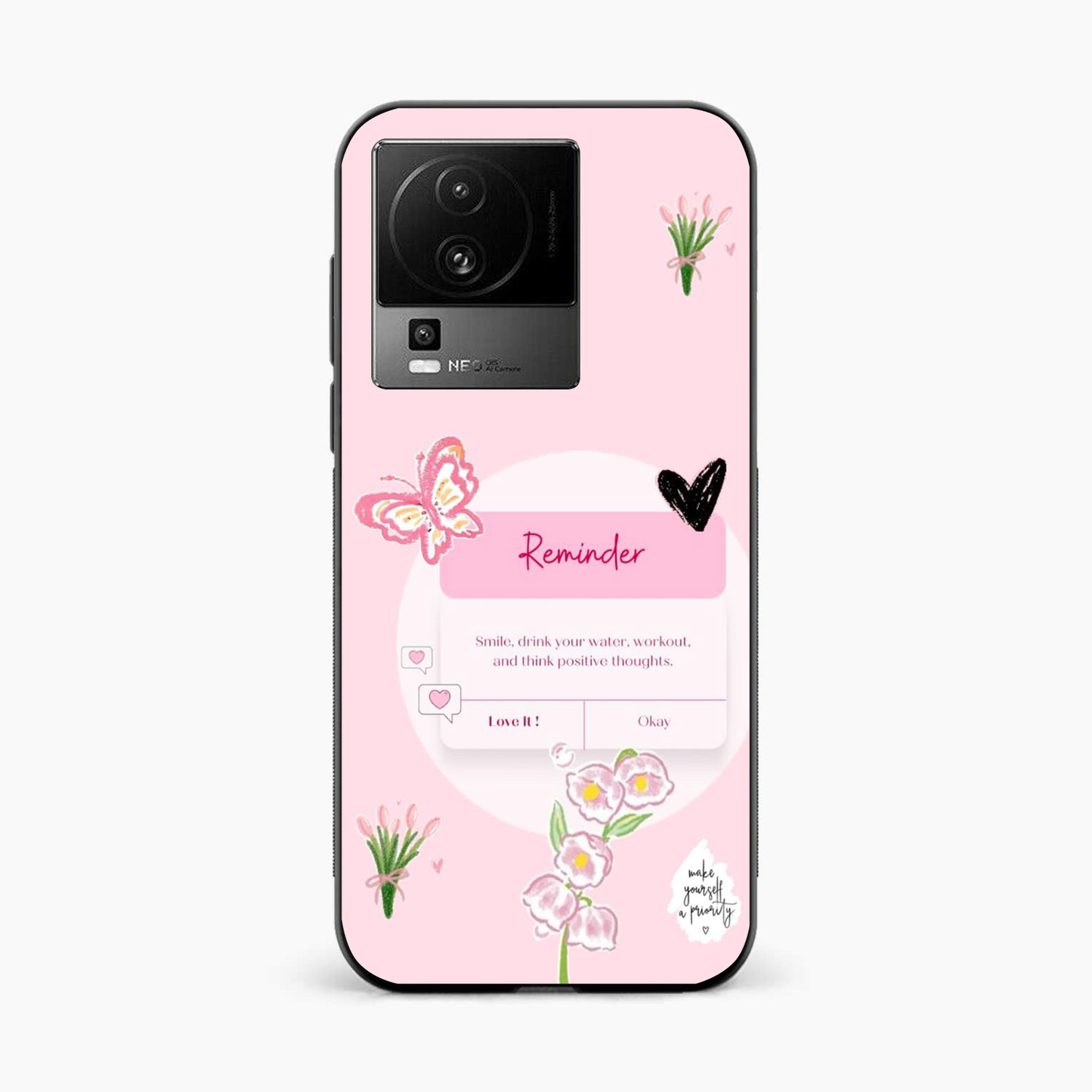 Floral Reminder Iqoo Neo 7 Pro 5G Back Cover