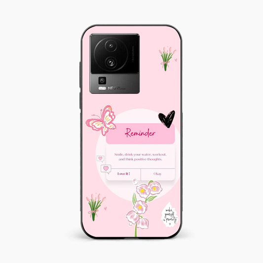 Floral Reminder Iqoo Neo 7 Pro 5G Back Cover