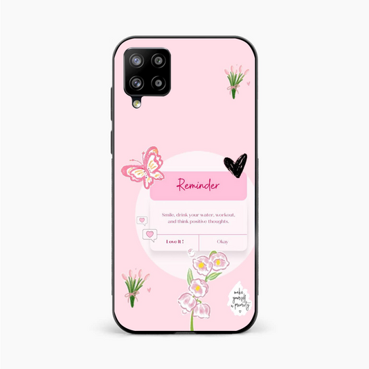 Floral Reminder Samsung A20 Back Cover
