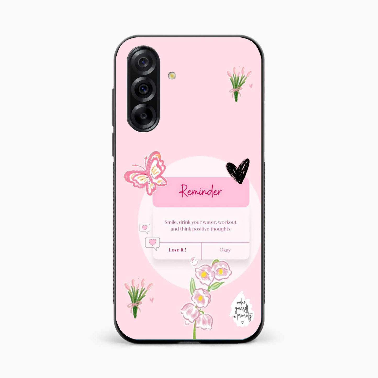 Floral Reminder Samsung A36 Back Cover
