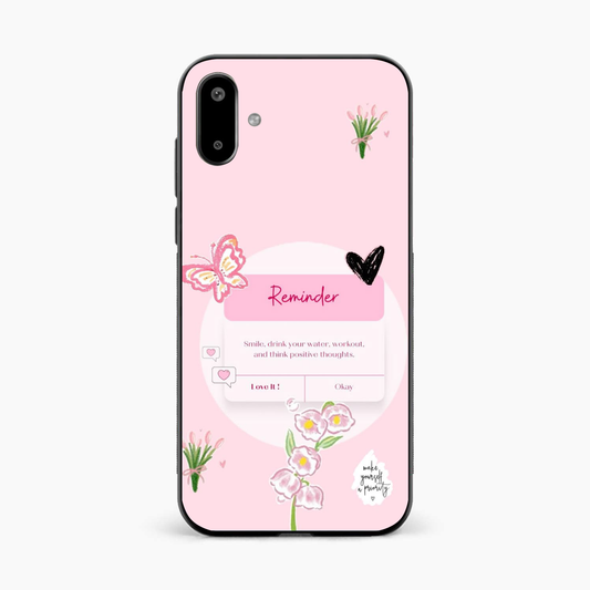 Floral Reminder Samsung F07 Back Cover