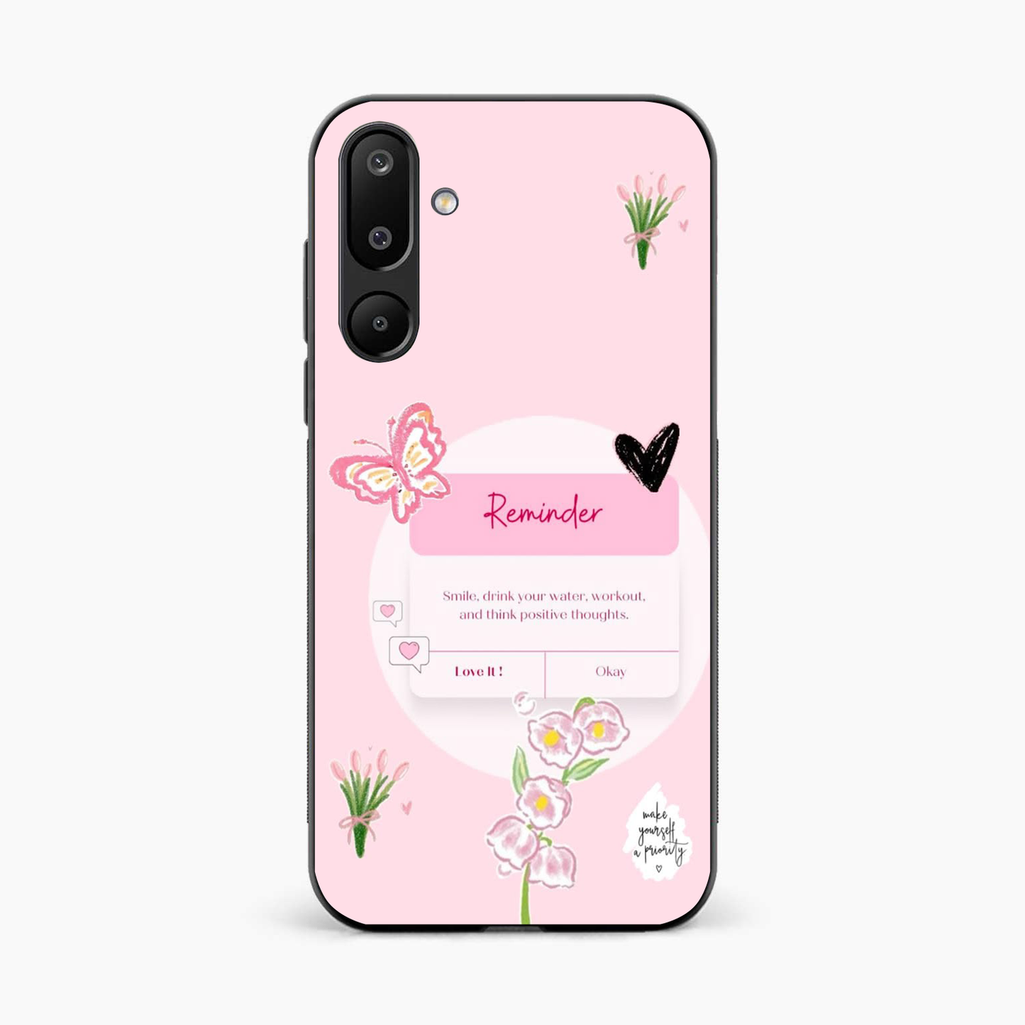 Floral Reminder Samsung F16 Back Cover