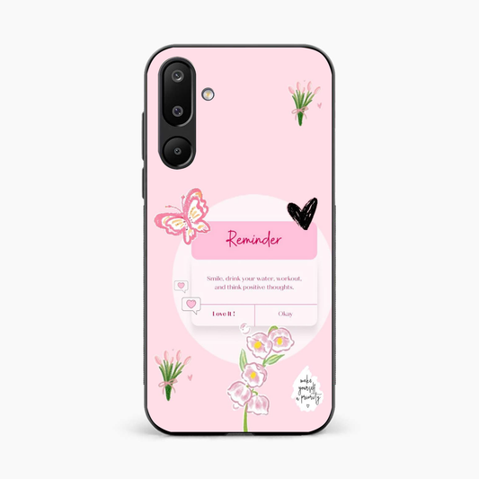 Floral Reminder Samsung F16 Back Cover