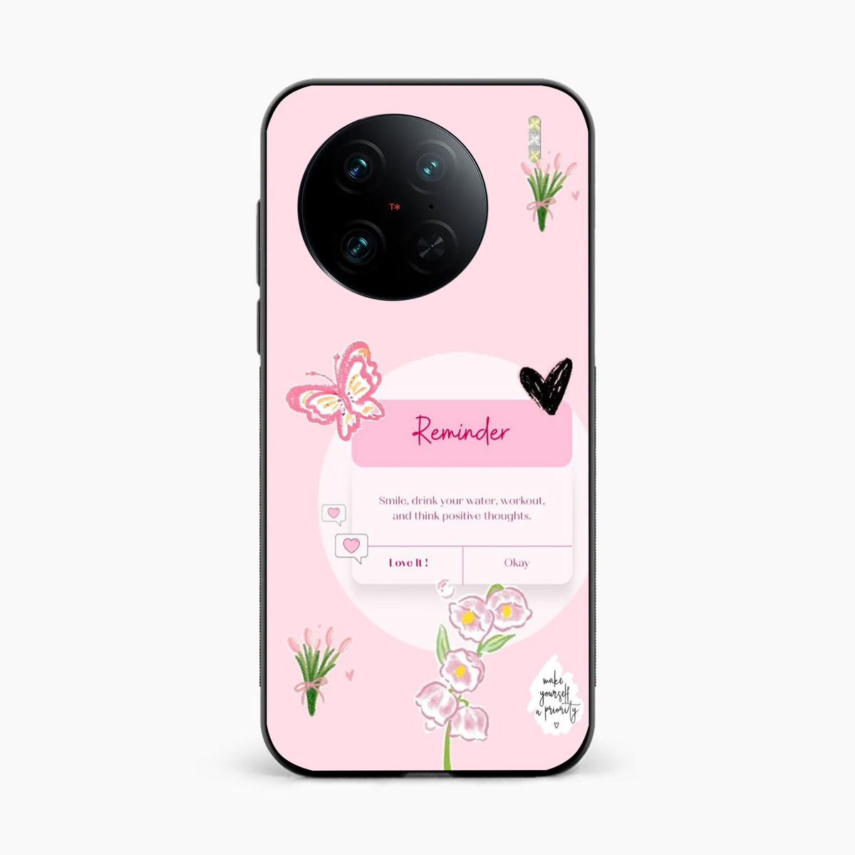 Floral Reminder Vivo X90 Pro Back Cover