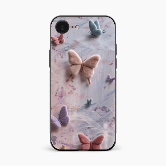 Fluffy Butterfly Iphone 16e Aesthetic Back Cover