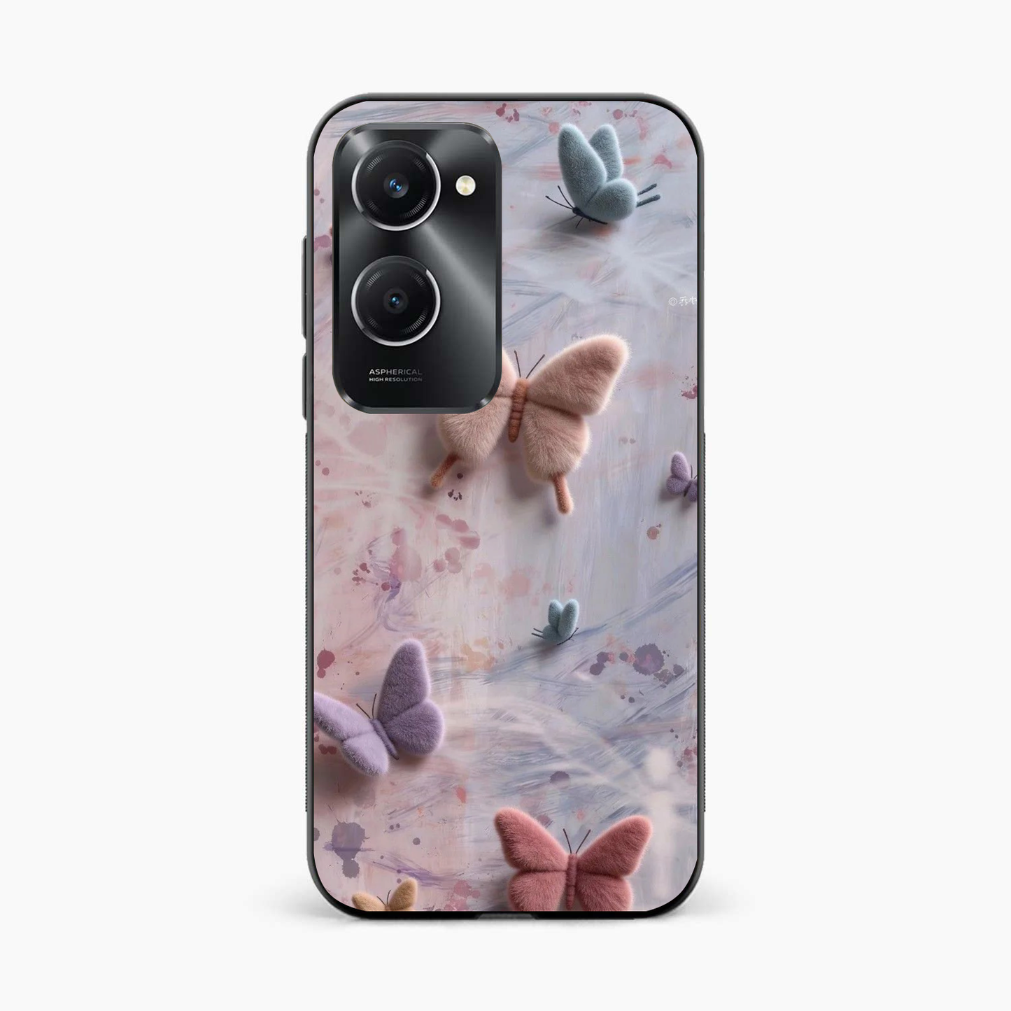 Fluffy Butterfly Iqoo Z9 Lite 5G Aesthetic Back Cover