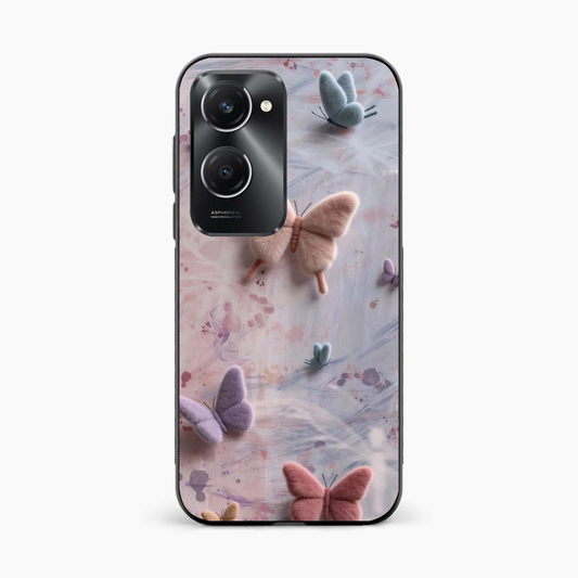 Fluffy Butterfly Iqoo Z9 Lite 5G Aesthetic Back Cover