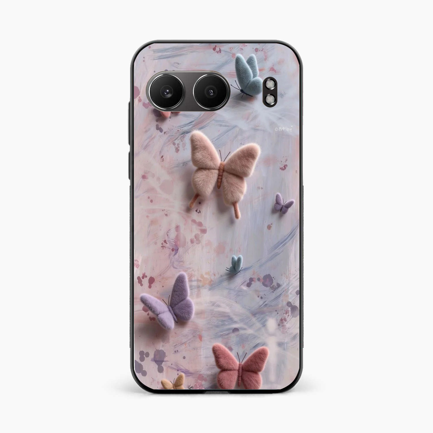 Fluffy Butterfly OnePlus Nord 4 5G Aesthetic Back Cover