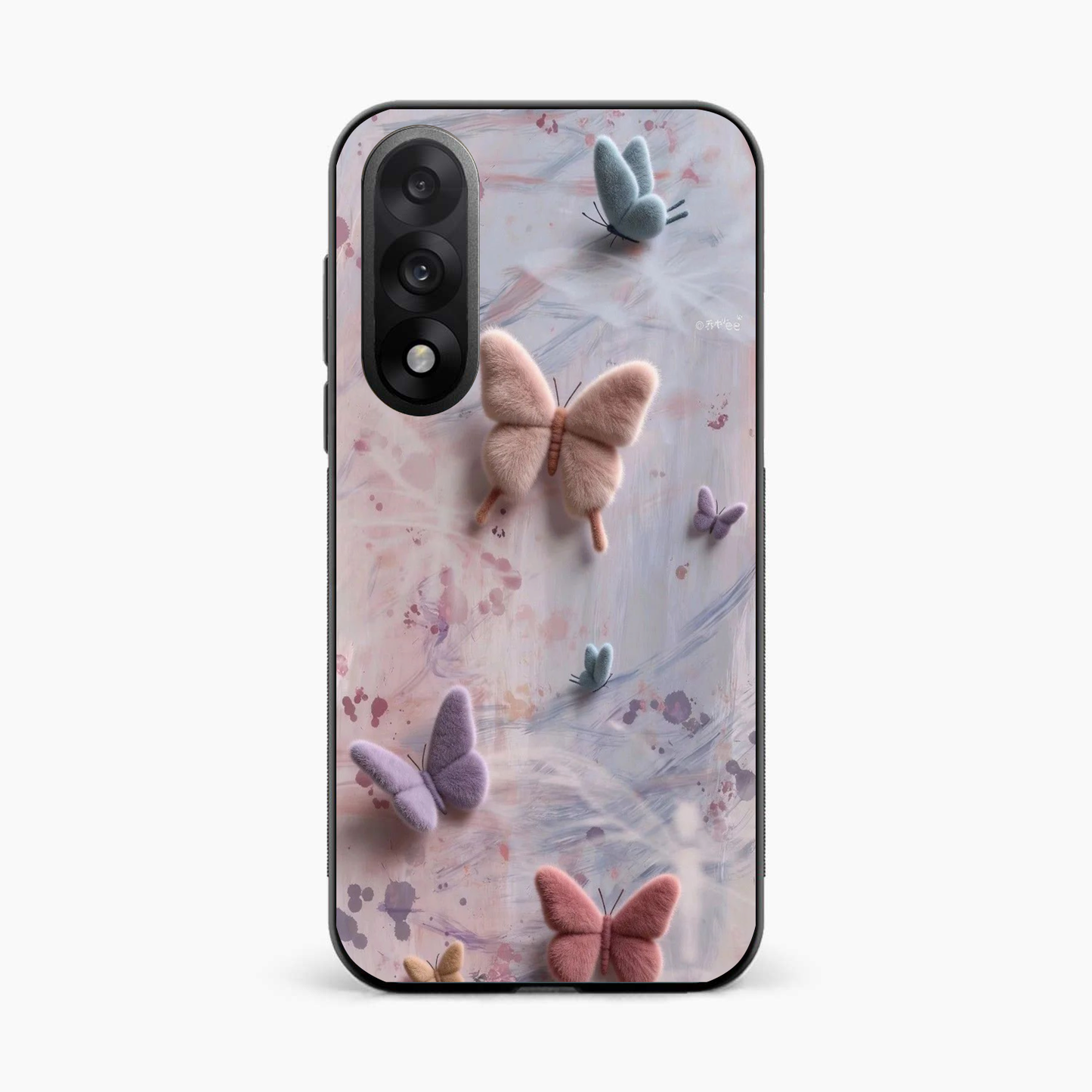 Fluffy Butterfly OnePlus Nord 5 5G Aesthetic Back Cover