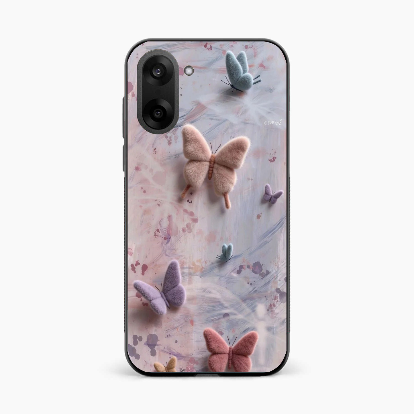 Fluffy Butterfly OnePlus Nord CE 5 5G Aesthetic Back Cover